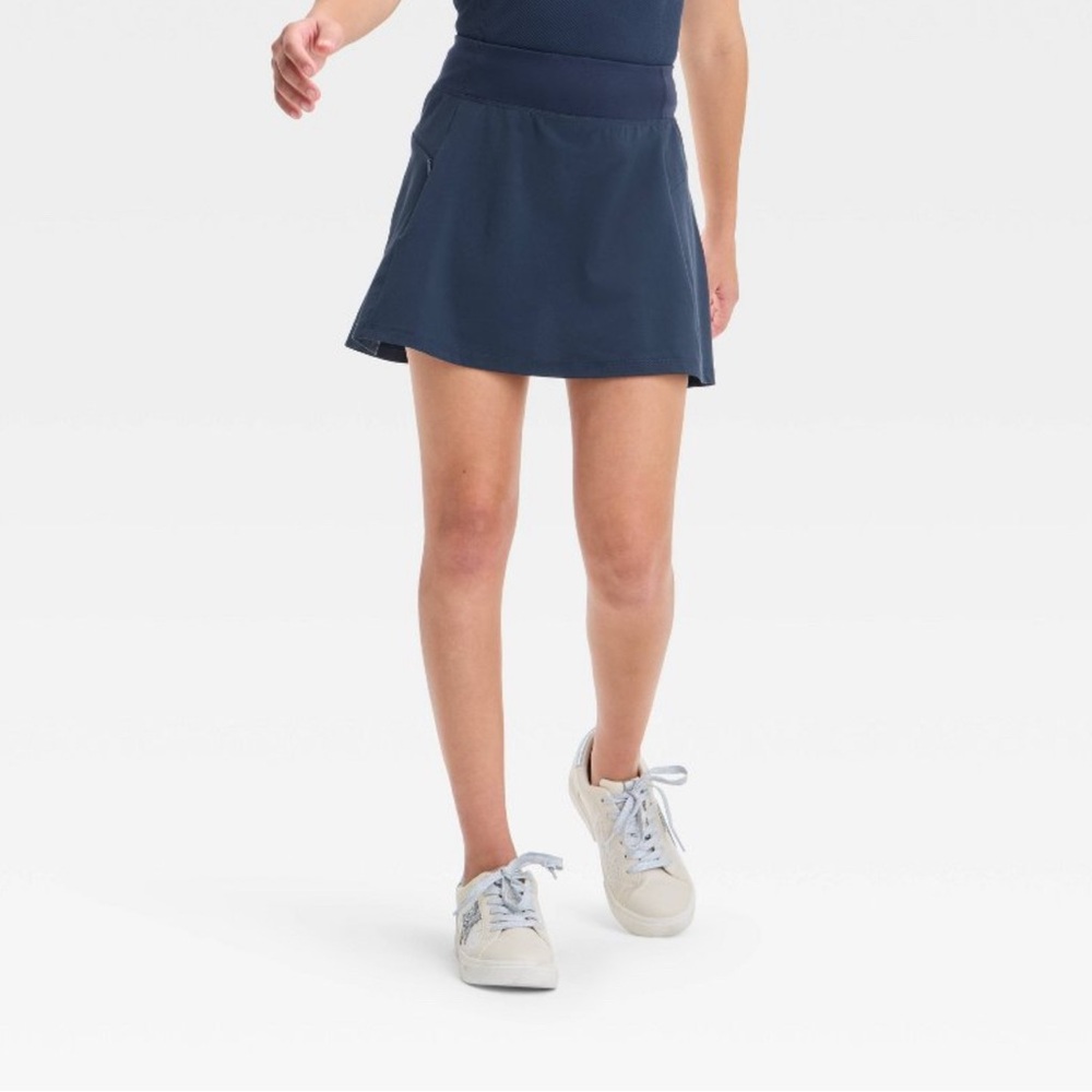 All in Motion Navy Blue Girls Athletic Skirt